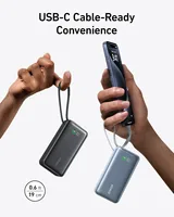 Anker Nano Power Bank 10000 мАч, портативное зарядное устройство USB-C мощностью 30 Вт со встроенным кабелем для iPhone 16/15 |   Доставка на складе ЕС — изображение 3