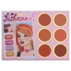 BELZGMEE 60 Colors 4 Pages Eye Shadow Palette Book Fashion Glitter Blusher Highlight Eyeshadow Professional Makeup for Eyes Face 5