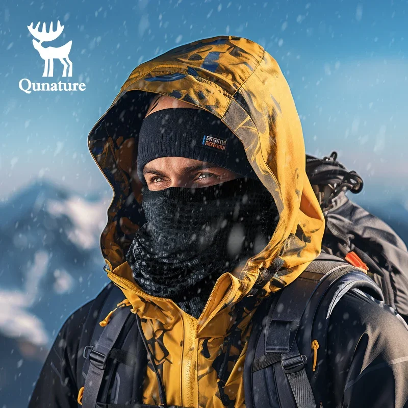 Qunature Skiing & Snowboarding Face Mask Bandana Thermal Keep Warm Neck Gaiter Breathable Winter Sports Hiking Skating Ski Scarf face mask,knitted scarf,neck warmer