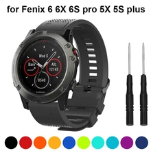 

26mm 22mm 20mm Quick Release Strap For Garmin Fenix 3 5 5X 5S Plus 6 6X 6S Pro Quick fit Watch Band Bracelet For Forerunner 935