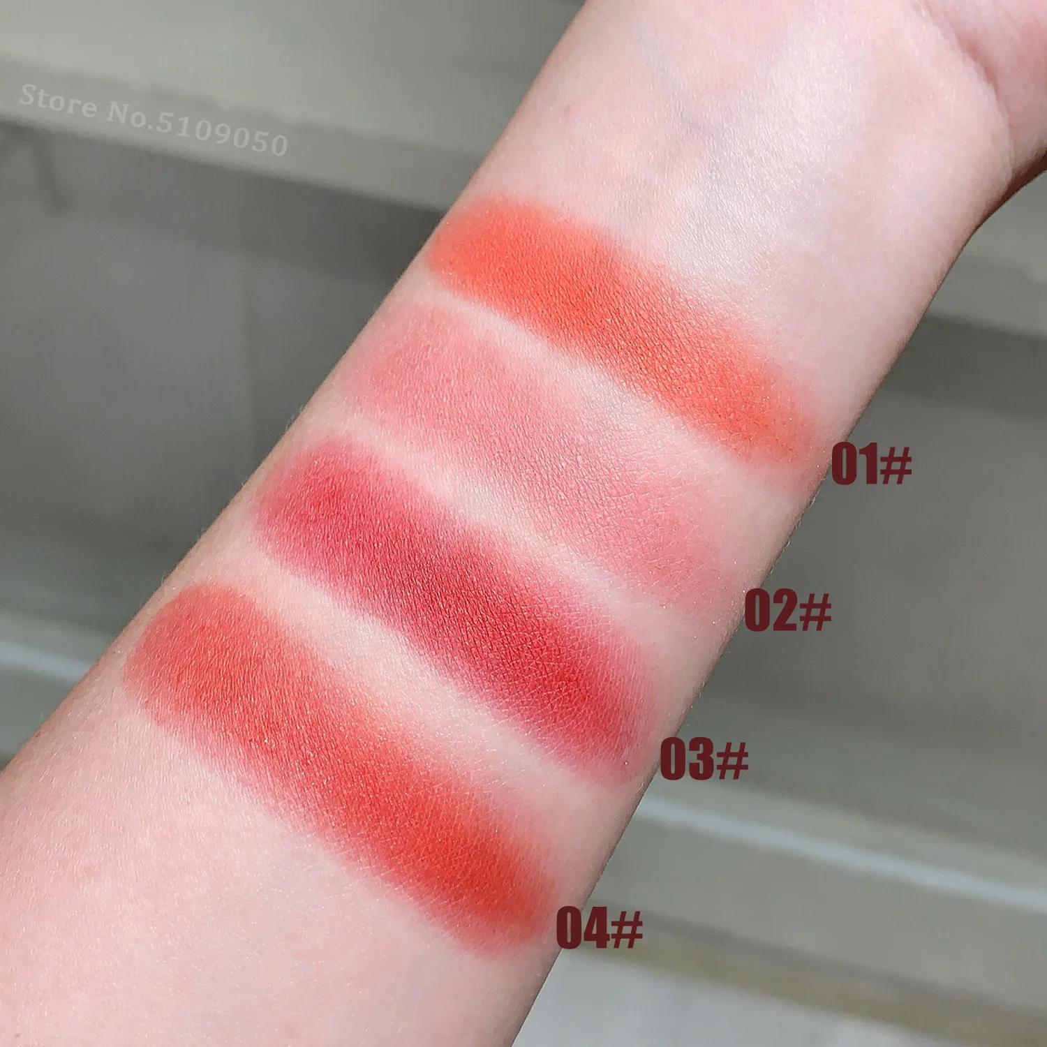 Rosso Red Brighten Face Blush Palette Face Contouring Blusher Cheek Tint Peach Rouge Waterproof Monochrome Matte Female Makeup powder blusher,blush powder,blush plate,facial blusher,monochrome blush