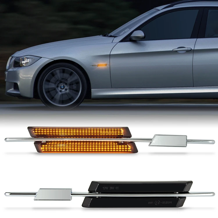 Clignotants Dynamiques LED Ambrés Pour BMW - Modèles E82, E87, E90, E92, E60, Neufs