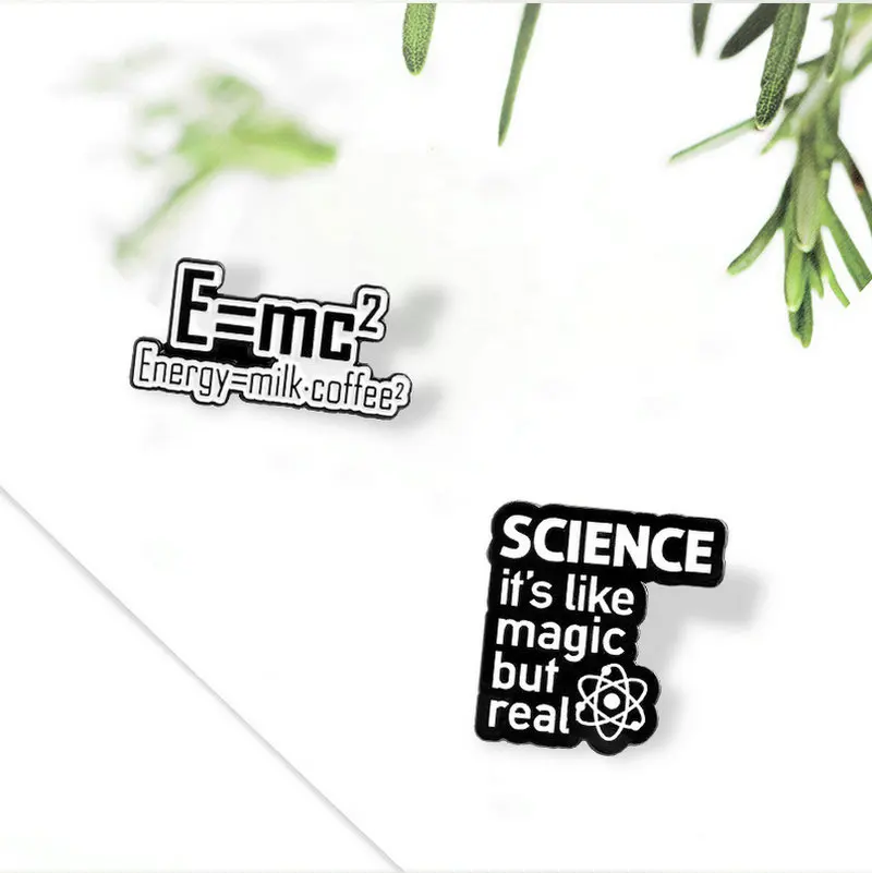 Broches scientifiques en émail pour microscope, pour sac à dos - Tools