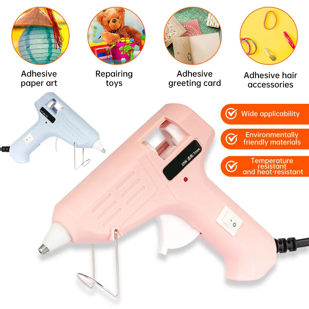 20W/100W Hot Melt Glue Gun Use 7/11mm Glue Sticks DIY Household Industrial hot melt glue gun,hot glue gun,cordless glue gun