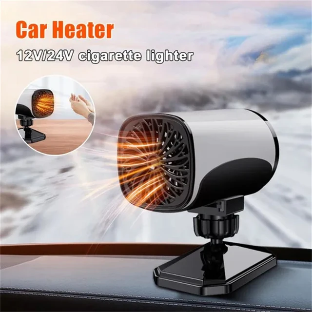 12V/24V Auto Heizung 2 IN 1 Tragbare Auto Kühlung und Heizung Fan Auto  Windschutzscheibe Defroster Defogger