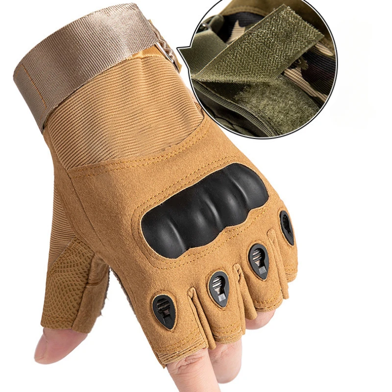 Half Finger Men's Gloves Outdoor Military Tactical Gloves Sports Shooting Hunting Airsoft Motorcycle Cycling Gloves 4