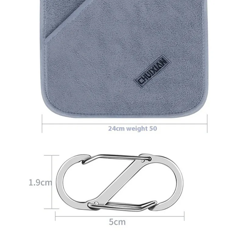 Fishing Towel Ultra soft and fast drying ultra-fine fiber towel cleaning towel for outdoor fishing scrubbing fishing rod