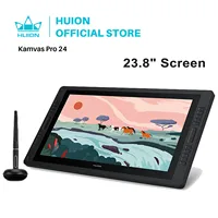 Huion Kamvas Pro 24 Graphic Tablet Monitor 23.8 inch 2K QHD Pen Display 120%s RGB Pen Tablet Monitor Dual Touch Bar 20 Keys
