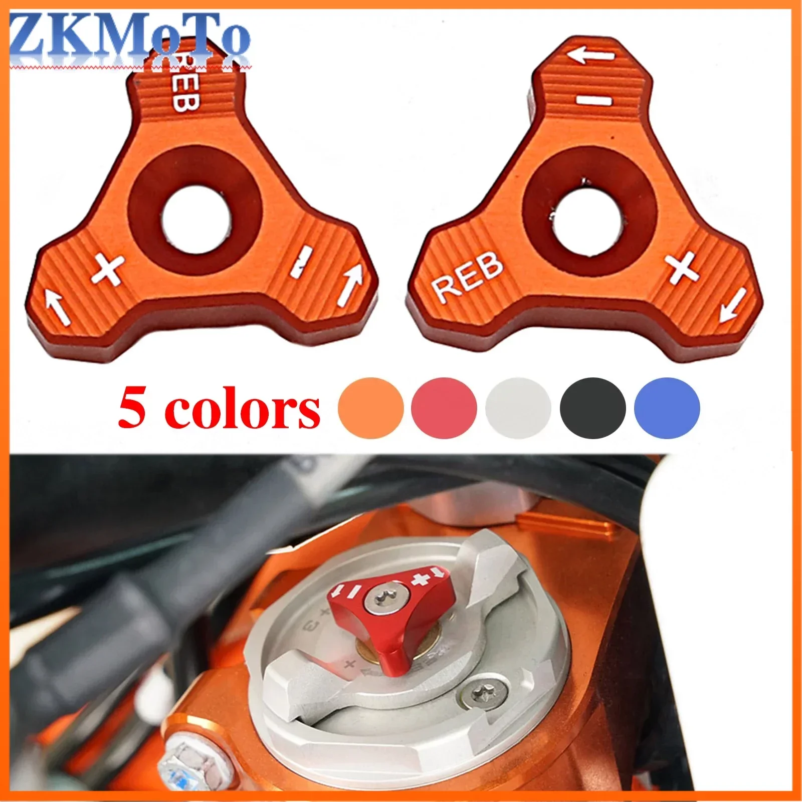 Regolatore Manopola Ammortizzatore Anteriore Per Ktm Husaberg Husqvarna Sx Sxf Exc Xcw 125-530 690 Forcelle Supermoto Enduro Duke Smc Wp 48Mm
