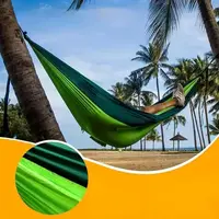 Outdoor Camping Hammock Portable Hammock Beach Backyard Courtyard Hiking Anti Rollover Double Hammock Outdoor Camping Equipment