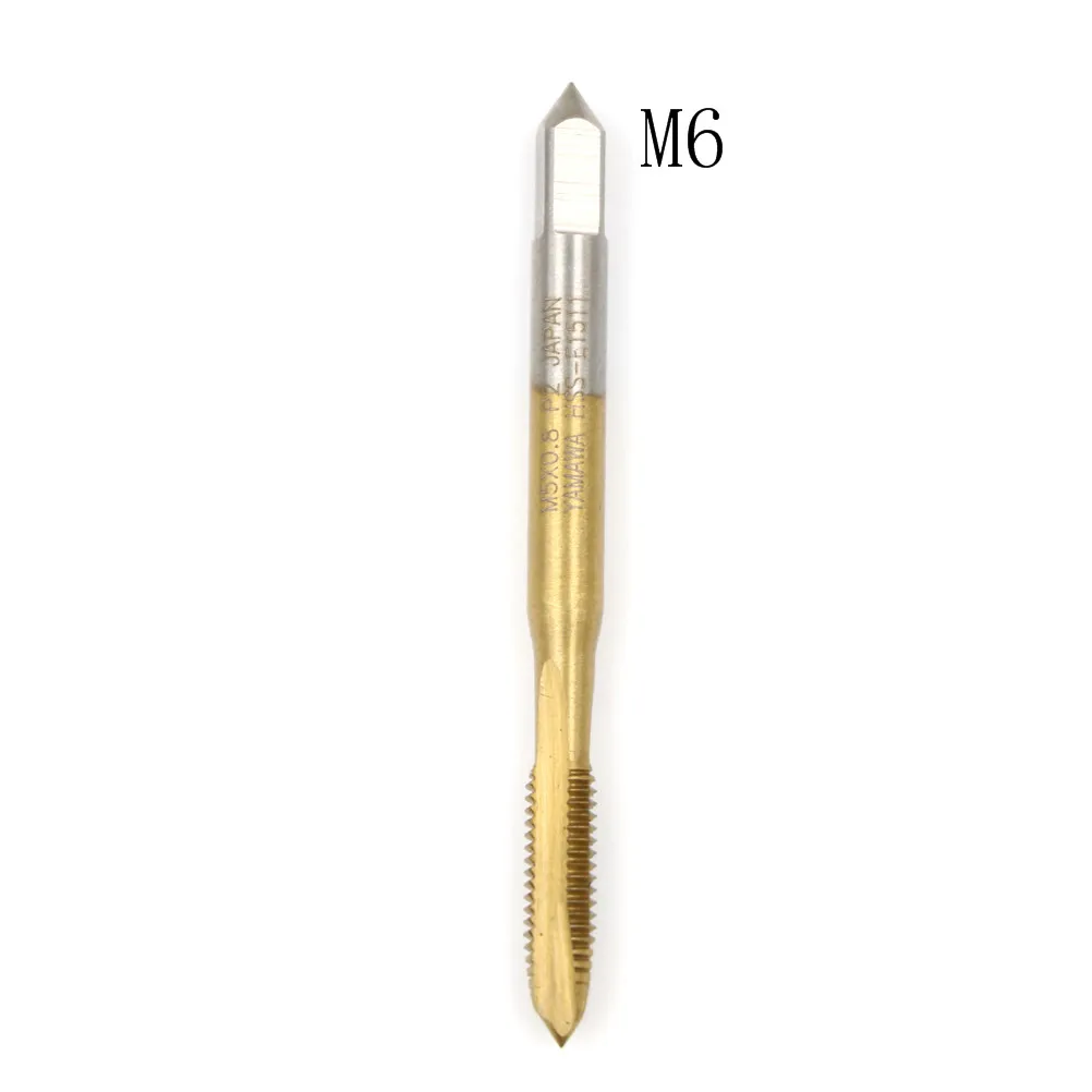 Premium High-Speed Steel Metric Thread Tap Set - Straight Flute Plug Taps