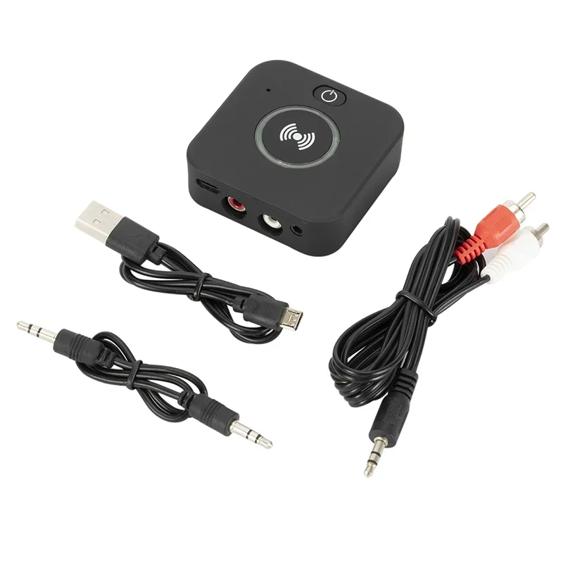 H16 NFC 3.5mm RCA AUX Jack Bluetooth-compatible Audio Transmitter Receiver Wireless Adapter for PC Computer Car TV