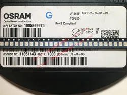100PCS/ OSRAM LYT67F 1210/3528 super bright 585nm yellow light car steering LED lamp beads