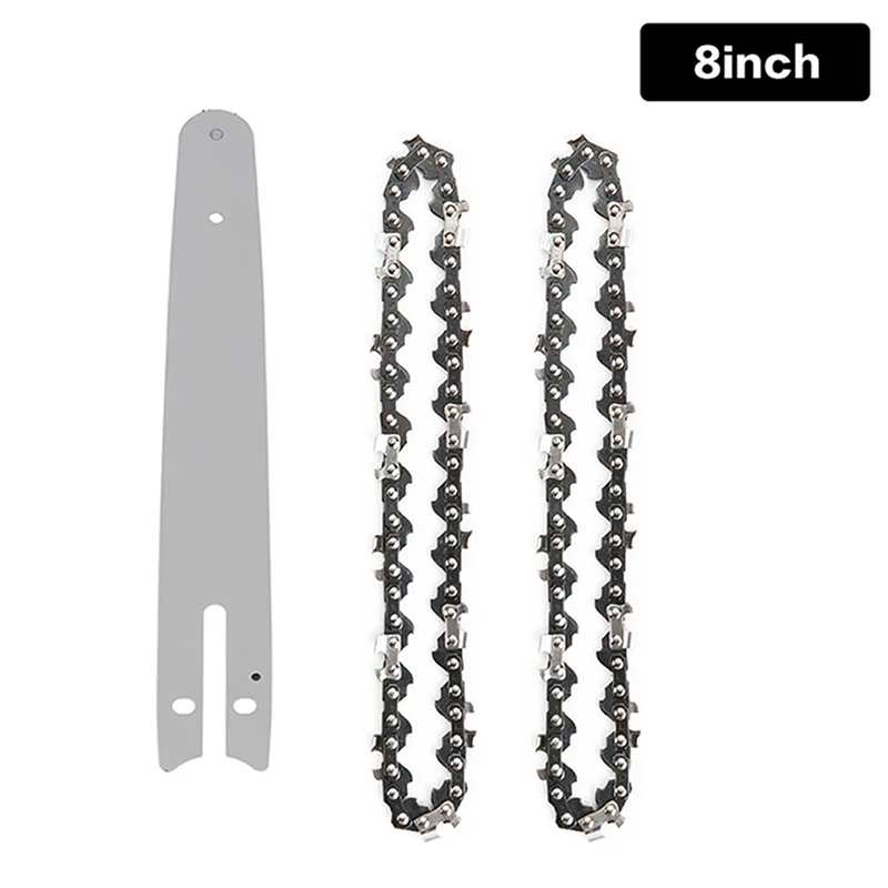 1/2/4pcs 6Inch Mini Chainsaw Chain 1/4 Pitch .043 Gauge Guide