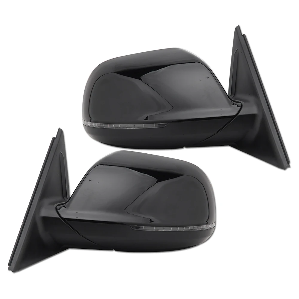 9PinBlackAssemblyWingBackDoorMirrorCarSideMirrorRearView