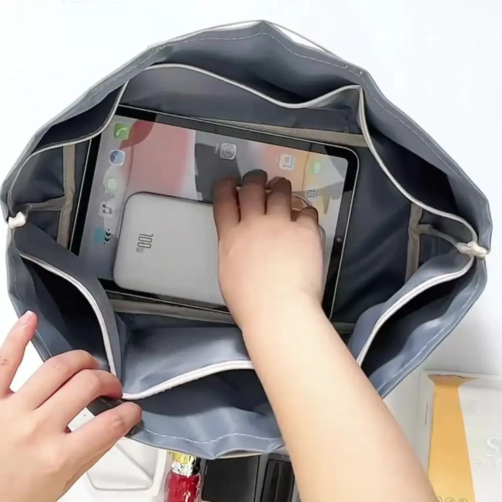 Mesh-Innentasche, Kosmetik, mehrere Einfügungstasche, Aufbewahrungstasche, vielseitig einsetzbar, tragbar, leicht, für Longxiang-Tasche, Mesh-Kleintasche