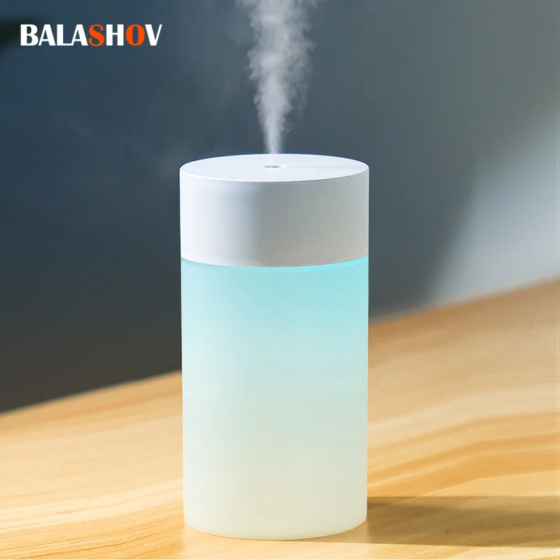 

260ML Mini Humidifier Ultrasonic USB Air Diffuser Purifier Essential Oil LED Light Humidifiers Aroma Anion Car Home Mist Maker