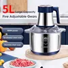 Stainless Steel Electric Chopper Meat Grinder Mincer Blenders For Kitchen Food Processor Multifunctional Kitchen Food Shredder 4