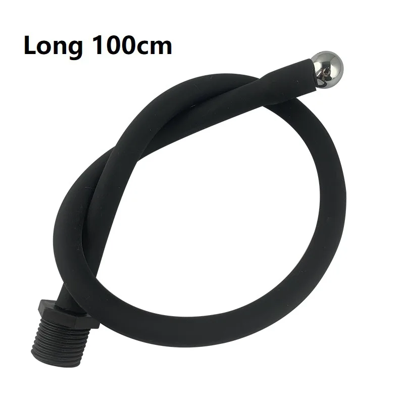 Flexible Enema Bidet Tube Silicone Comfortable Nozzle Enema Attachment  50cm-200cm Hose Bathroom Accessories 5