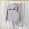 THEGIVINGMOVEMENT Loose Hoodies 2 Piece Set Casual Fashion Long Sleeve Sweatshirt Pants Suits for Men and Women 5