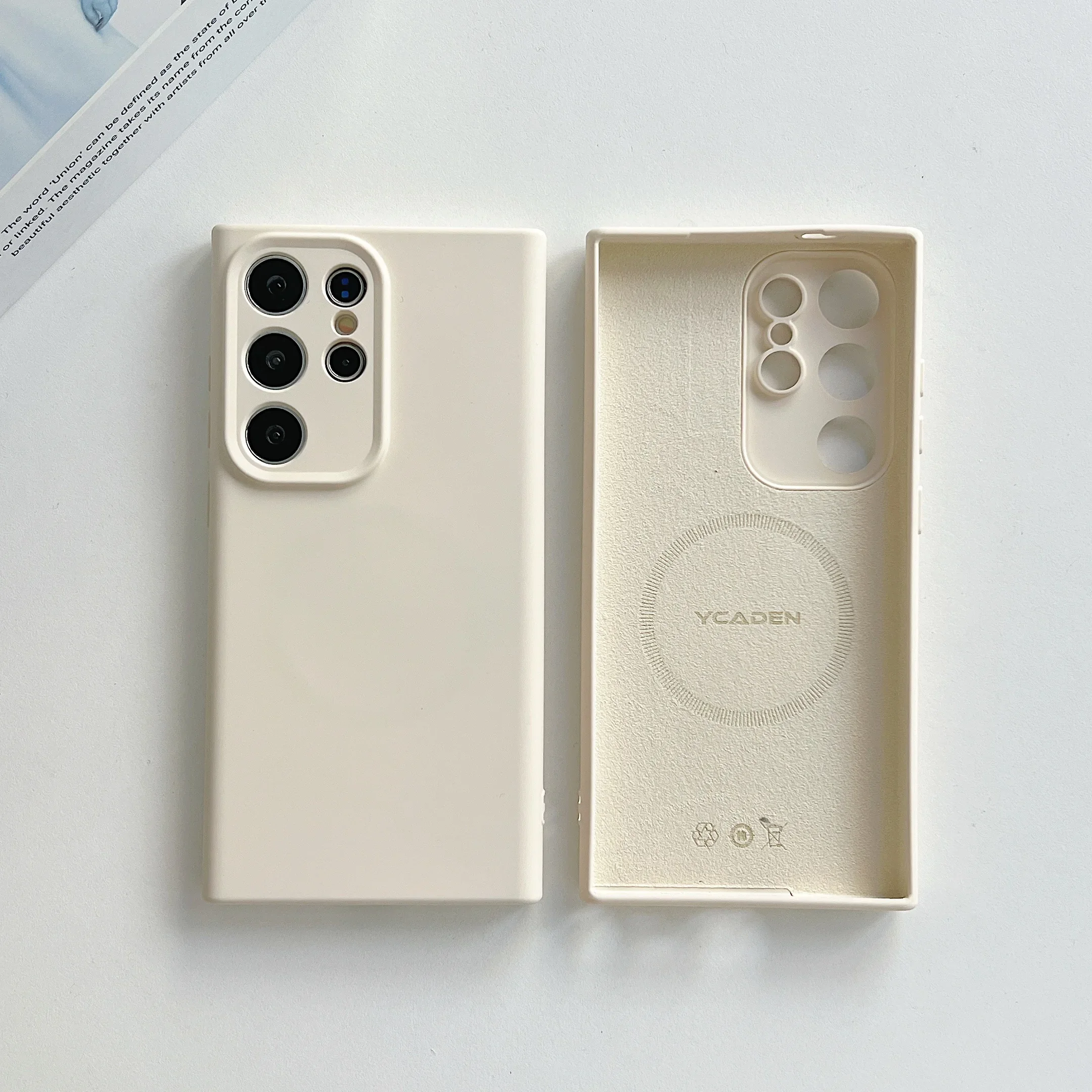 Luxury Liquid Silicone Soft Shockproof Case with MagSafe Magnetic Compatibility