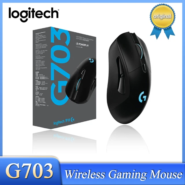 LOGITECH-G703ゲーミングマウス,25k,ライト付き,ワイヤレス,軽量,95g 10g,オプションのsg