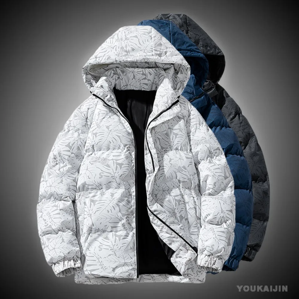 New Fashion Parkas Men Winter Overcoat Men's Casual Jacket Warm Hooded Thick Puffer Coat Outwear Ski Coat plus size 4XL 5XL