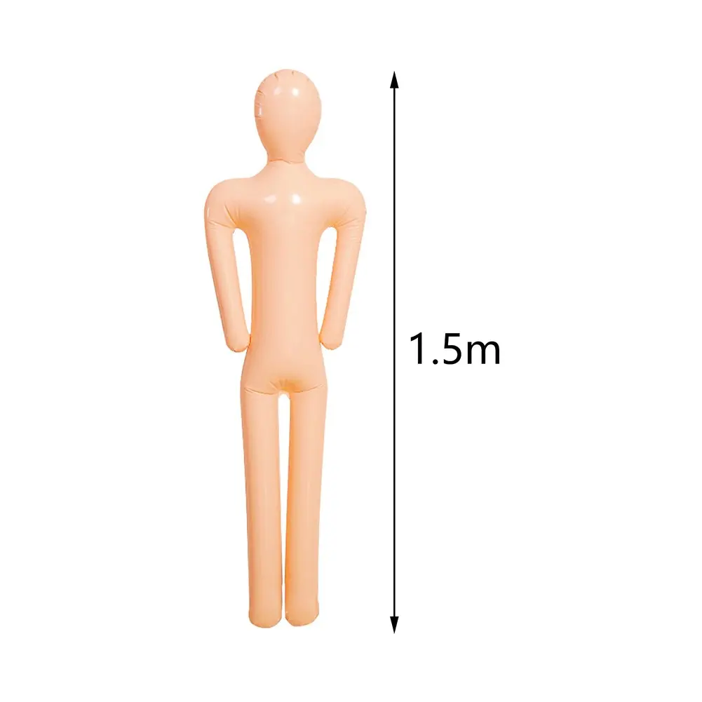Description Picture 2 of item1PC Inflatable Mannequin Life Size Full Size 59in Fake Cosplay To Dress Up Inflatable Inflatable Body House Halloween Decoration