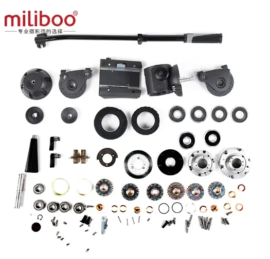 Miliboo M8 Professional Broadcast Movie Video Fluid Heads Load 15KG Heavy Duty Tripod Camera Stand with 100mm Bowl