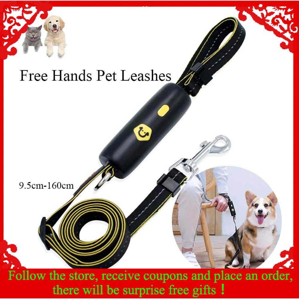 

Retractable Pet Dog Leash Reflective Strong Dog Leash with Lock for Small Medium Dogs Traction Lead Durable Elastic Rope Leashes