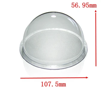 HD Hikvision 보안 CCTV 돔 카메라 보호 커버, 아크릴 야외 투명 돔 유리 보호 커버