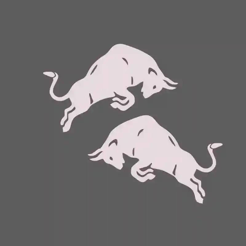 Kiwistar - Adesiva per Auto - Bull Design 1 Bull House Battle