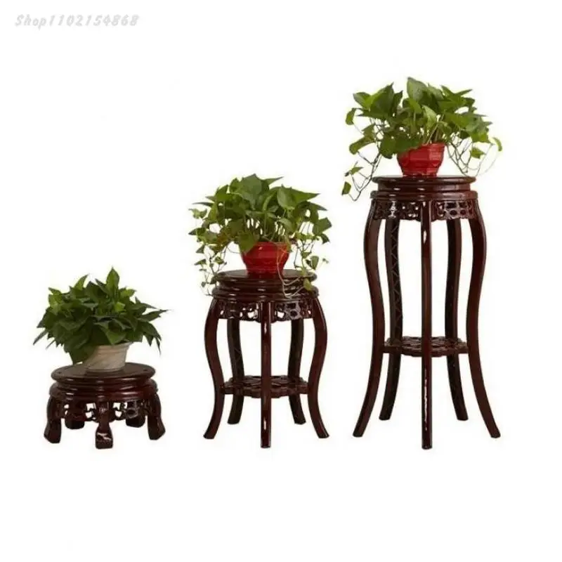 Bench Europeanstyle Flower Stool Put Flower Pot Imitation Solid Wood