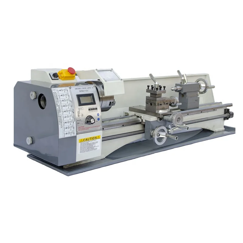 

New1100W Germany Technology High precision WM210V lathe machine Mini Metal Lathe Machine 210V-400mm