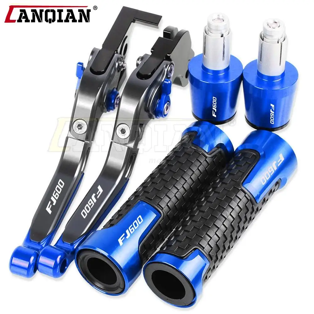 

Motorcycle Accessories CNC Adjustable Brake Clutch Lever Handlebar Handle Grips End FOR YAMAHA FJ600 FJ 600 1986-1996 1997 1998