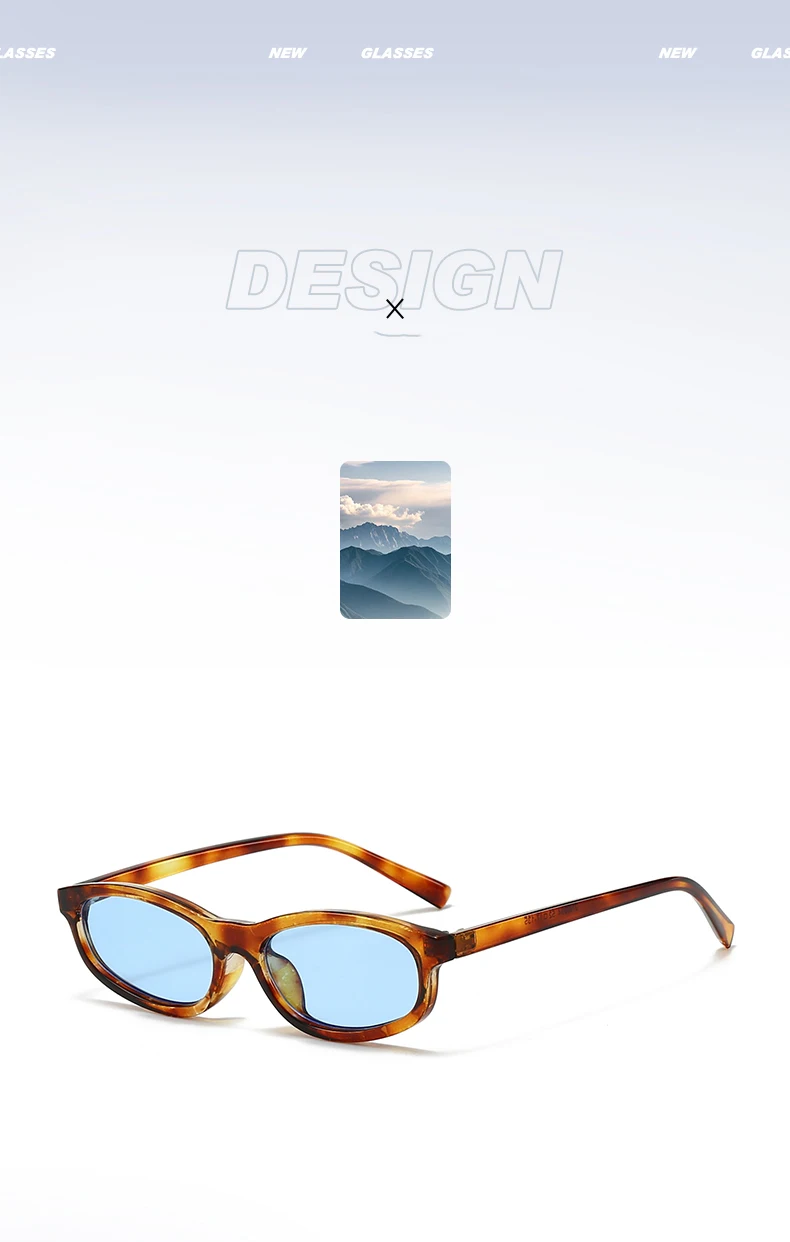 Vintage Ovale Anti-Licht-Brille für Damen und Herren, Klassische Modemarke, Tägliche Freizeit- und Reisebrille, UV400-Schutz – Detail 3