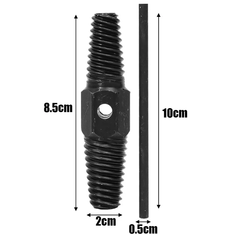 Rohrschrauben-Auszieher Gebrochen - 1/2 + 3/4 Zoll Dual Use | Chrom-Vanadium Stahl