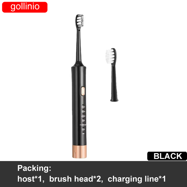 Electric Toothbrush Usb fast charging GL62A Adult  electr teeth brush Rechargeable prodent  Replacement Head case