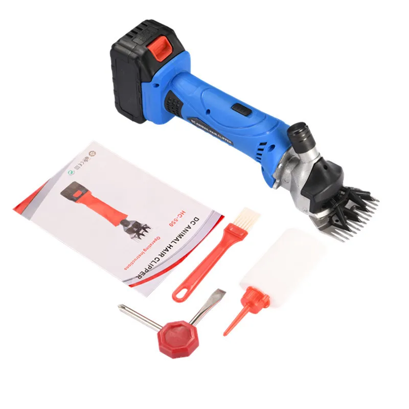 Wireless 6 Speed 13 Teeth Electric Wool Shears Pet Machine Goat Horse Hair Sciss
