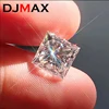 DJMAX Rare Princess Cut Moissanite Loose Stone 0.35-10ct Super White Certified Princess Square Shape Moissanite Diamonds 1