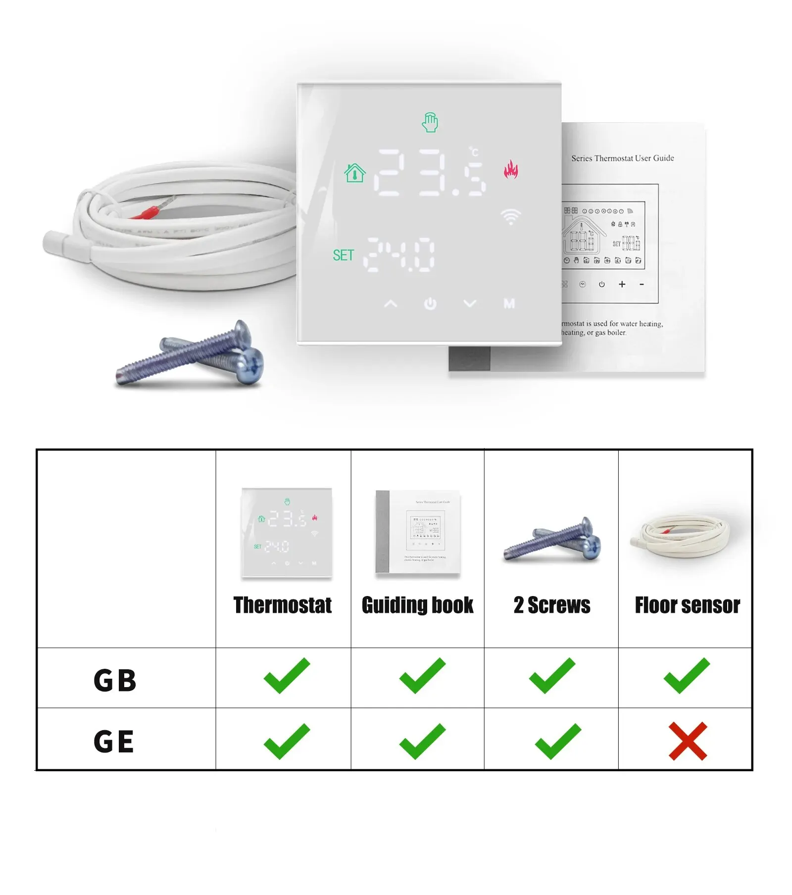 Temperature Controller Tuya WiFi Thermostat 3A 16A LCD Display Touch Screen for Water Electric Floor Gas Boiler smart thermostat temperature controller