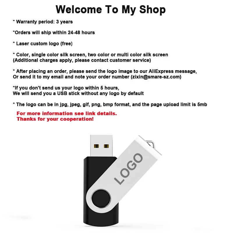 USB 2.0 플래시 드라이브, 128MB, 256MB, 512MB, 1GB, 2GB, 4GB 펜 드라이브, 8GB, 16GB, 32GB, 64GB, 메모리 플래시 디스크 프리 로고, 10 개/로트