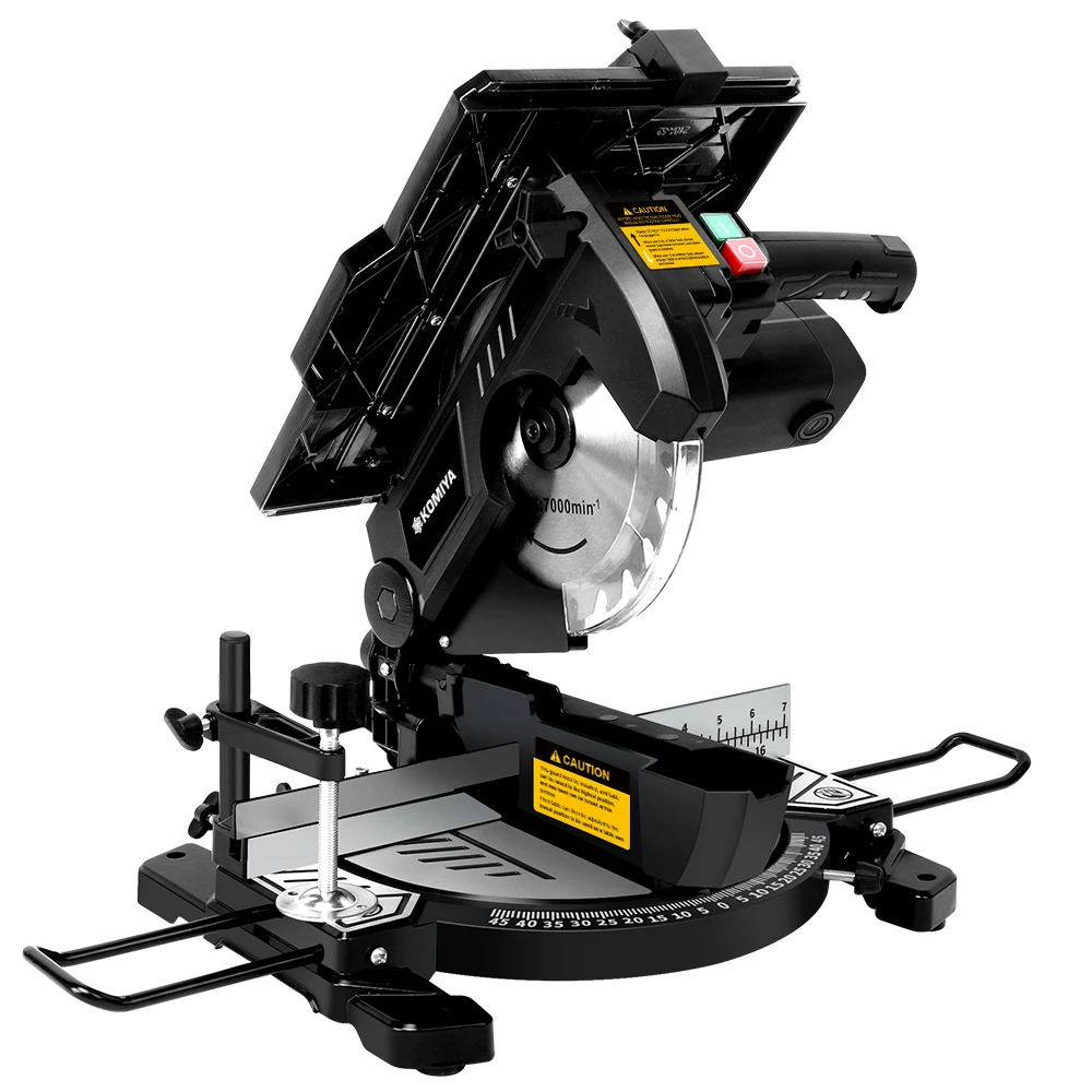 KOMIYA Tiltable Miter Saw Portable And High Precision Saw With Upper Table For Comfortable Use And Big Cutting Capacity