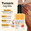 AILKE Organic Turmeric Skin Care Set, Reduce Acne, Cleaning Skin, Exfoliation, Whiten Skin, Even Skin Tone, Improve Dry Skin 4