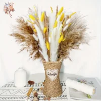 90Pcs Natural Dried Flowers Pampas Bouquet