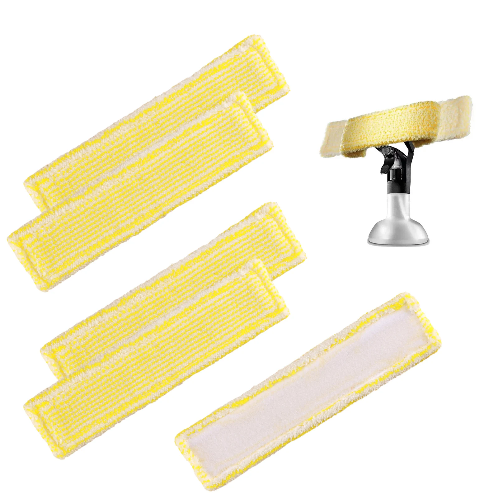 

5pack/lot Reusable Window Vacuum Accessories Pads For Streak-free Shine Efficient Fiber Durable