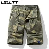 Summer Men Cotton Cargo Camouflage Shorts Men Clothing Casual Breeche Bermuda Beach Jogger Shorts Male Hot Dropshipping LZLLTT
