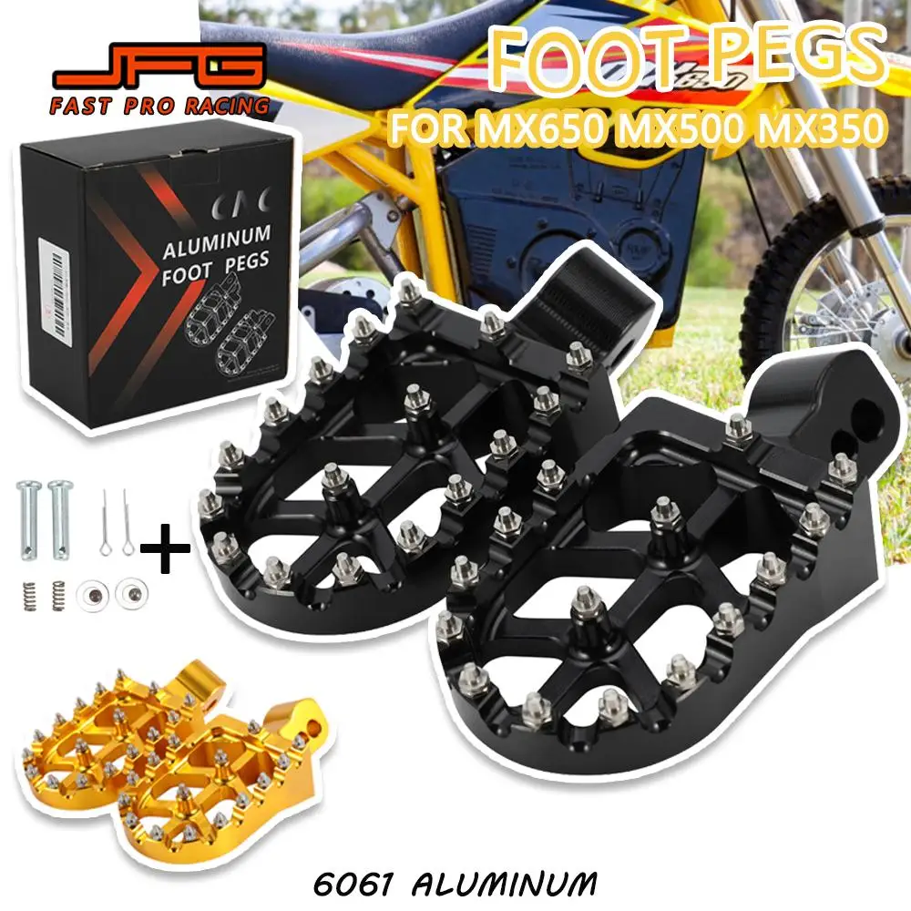 Motorcycle Footpegs Foot Pegs Pedals Foot Rests For MX650 MX500 SX500 MX 650 500 Electric Bike Aluminum,motorcycle accessories,motorcycle footrests,motorcycle foot pedals