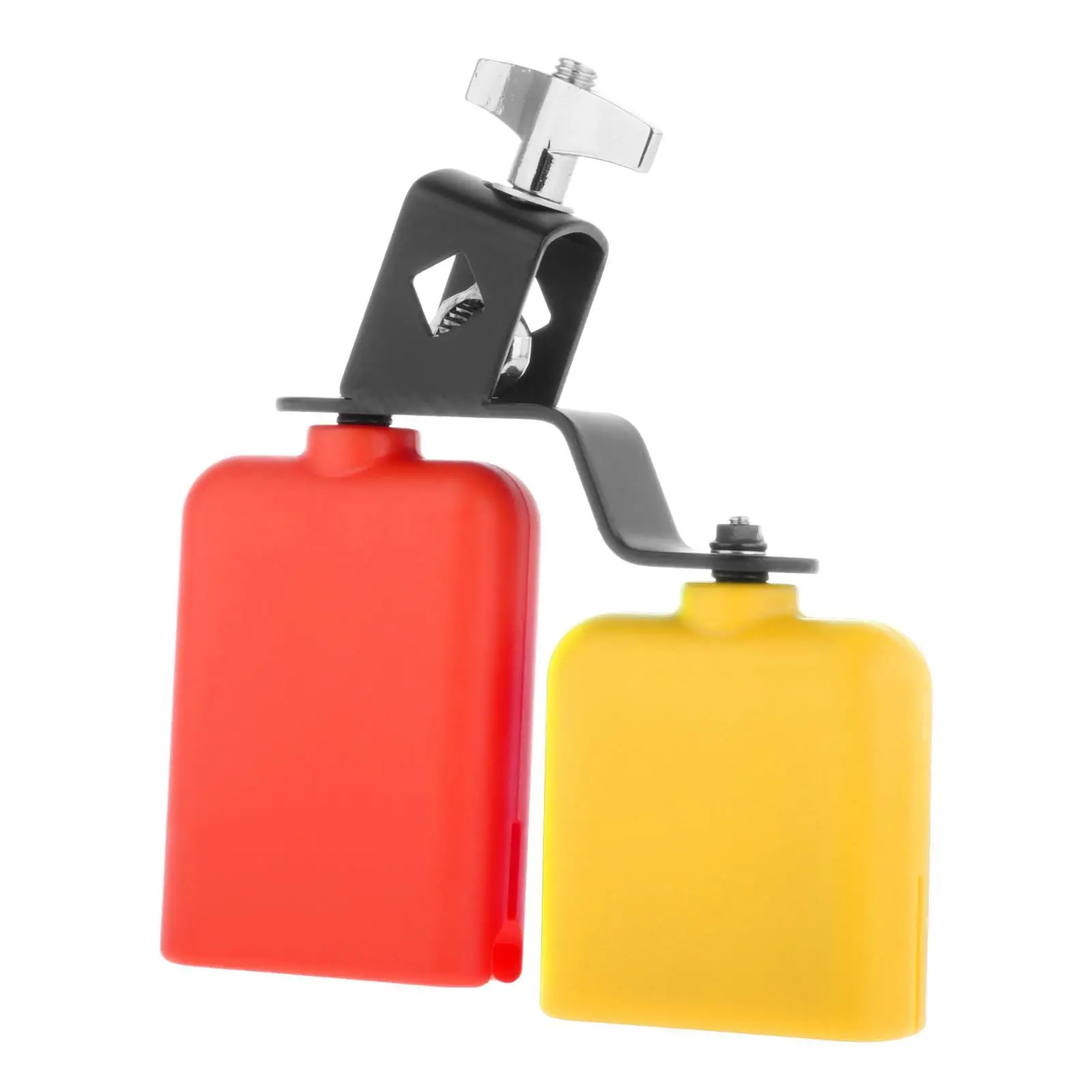 Children Percussion Instruments High and Low Sound Knocker Drum Part Percussion Noisemaker Cowbell Double Mounted Bell Set Accessories children percussion instruments