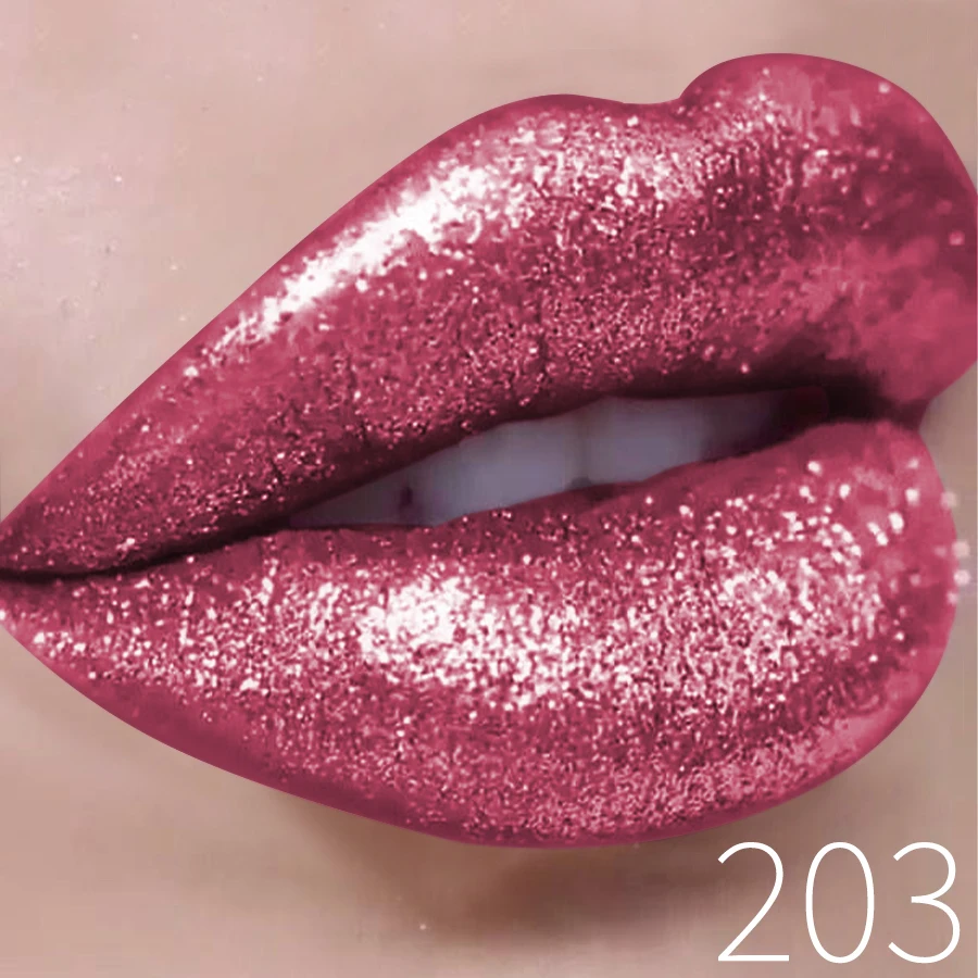 1PC Glitter Lip Gloss Long Lasting Waterproof Metallic Liquid Lipstick Pearl Shining High Pigment Lip Tint Korean Makeup Gifts 7